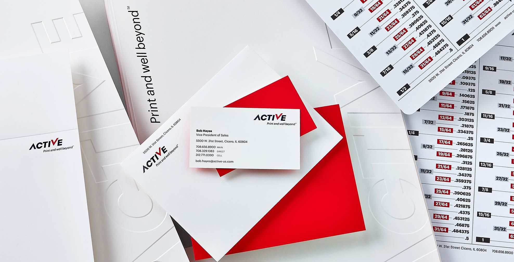 active_stationery.jpg Art Direction by: Bart Crosby, Crosby Associates